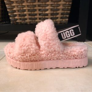 UGG Pink Slippers Oh Fluffita